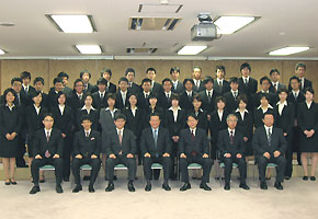 入庁式の模様(4月2日)