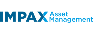 IMPAXアセットマネジメント株式会社のロゴ。「IMPAX Asset Management」と記載されている。
