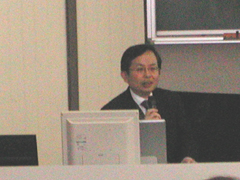 写真１（北海道教育大学函館校での講義について）